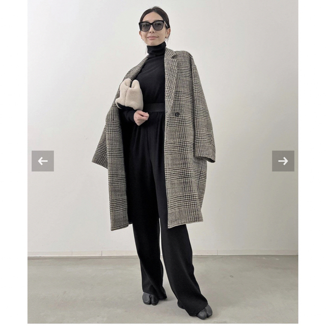 とっておきし福袋 L'Appartement Coat W Check L'Appartement - CLASSE DEUXIEME ロングコート