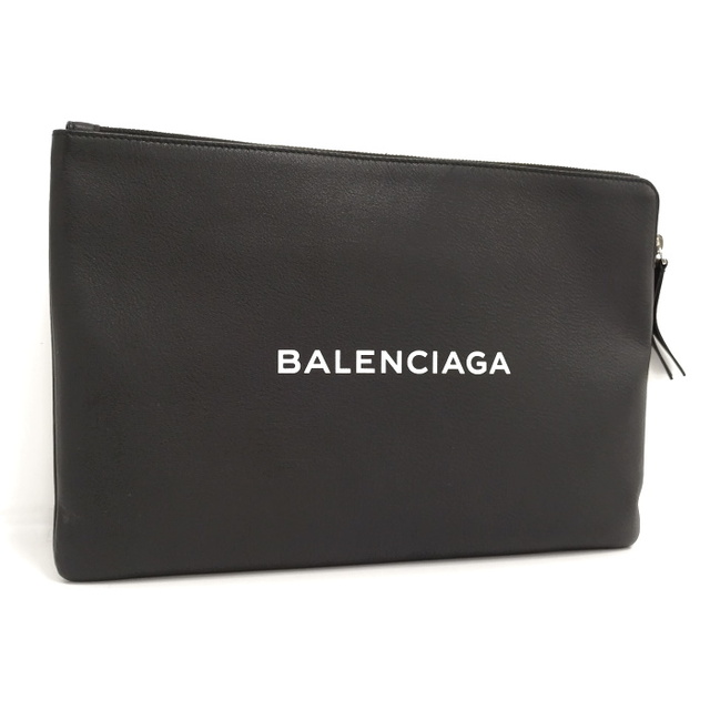 BALENCIAGA クラッチバッグ エブリデイ ポーチ POUCH L レザー