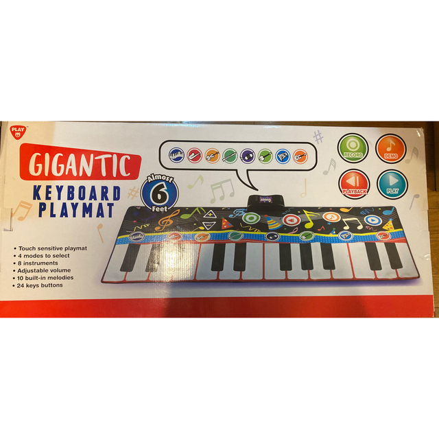 gigantic キーボードプレイマット キッズ/ベビー/マタニティのおもちゃ(楽器のおもちゃ)の商品写真