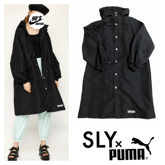 SLY - 完売品 SLY × PUMA hooded nylon coatの通販 by ※引っ越し大SALE