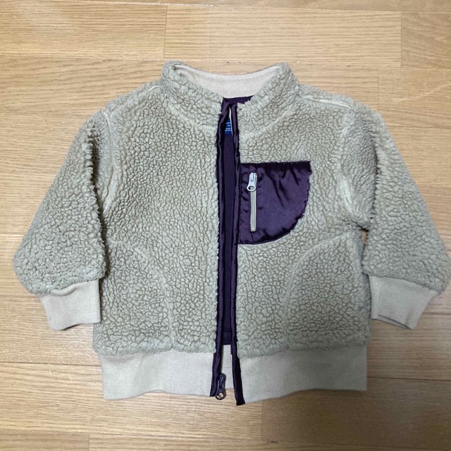 babyGAP(ベビーギャップ)のベビーギャップ  baby gap ボアジャケット キッズ/ベビー/マタニティのキッズ服女の子用(90cm~)(ジャケット/上着)の商品写真