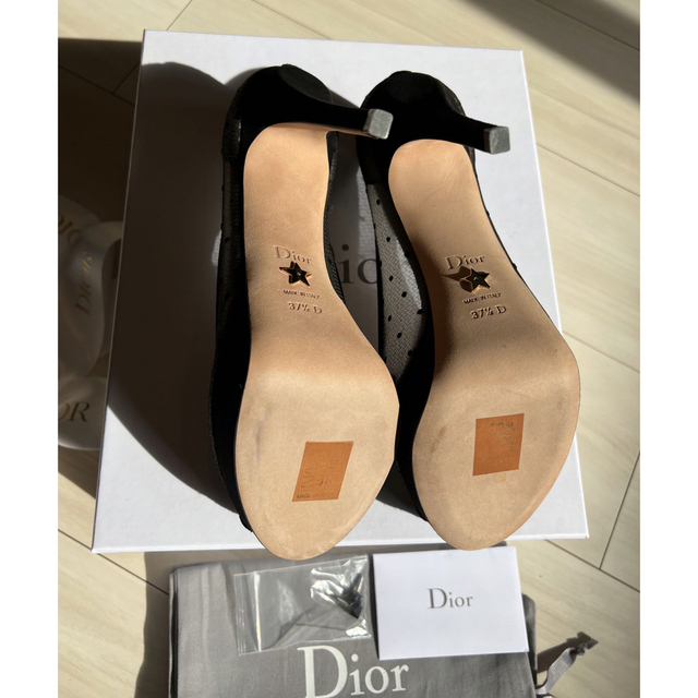 【大幅値下げ‼️新品未使用品‼️】Dior オープントゥヒール ドット