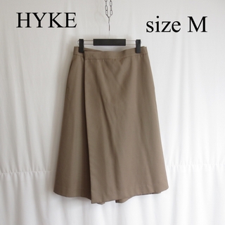 HYKE 美品 モード デザイン ガウチョ ワイド パンツ スラックス スカート