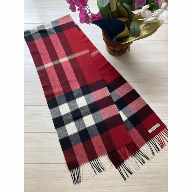 BURBERRY・バーバリーカシミヤ100% マフラー BURBERRY・バーバリーカシミヤ100% マフラー