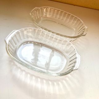 パイレックス(Pyrex)のパイレックス　グラタン皿　2枚セット(食器)