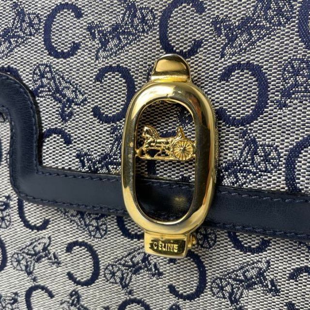 新年の贈り物 celine - 【美品】オールドセリーヌ 馬車金具 キャンバス