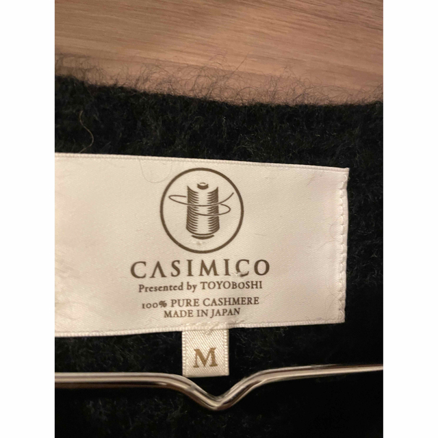 casimico カシミコ カシミヤ100% カーディガン ジャケット 黒 通信販売