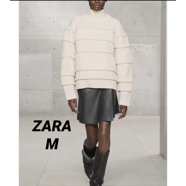 【新品・未使用】ZARA ウール100% セーター M