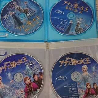 アナトユキノジョオウ(アナと雪の女王)のアナと雪の女王 家族の思い出 DVD×2 ブルーレイ×2 セット(アニメ)
