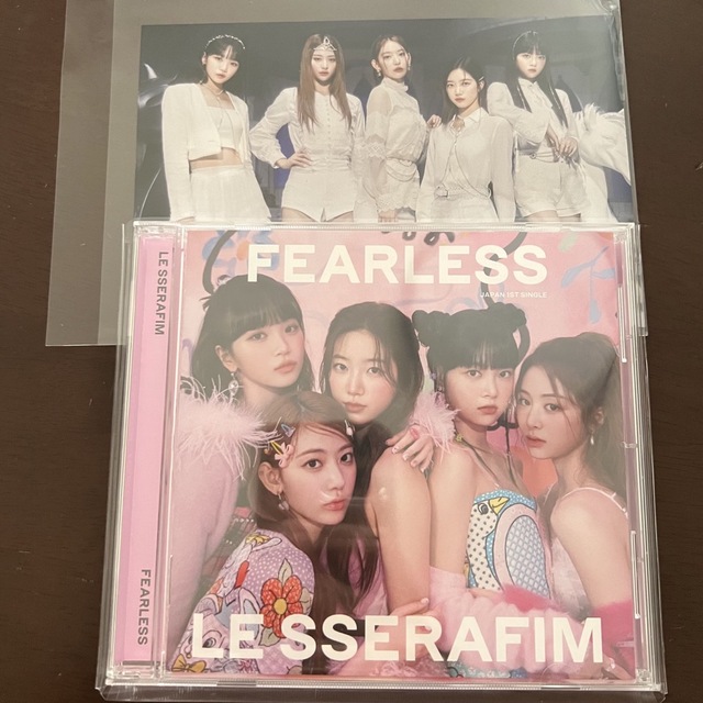 ラッピング無料 LESSERAFIM FEARLESS ソロジャケ盤 300個