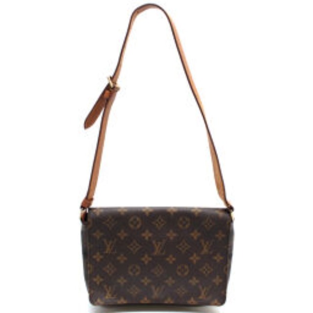 LOUIS VUITTON - ルイヴィトン LOUIS VUITTON ショルダーバッグ モノグラム  ミュゼットタンゴ  M51257  ブラウン