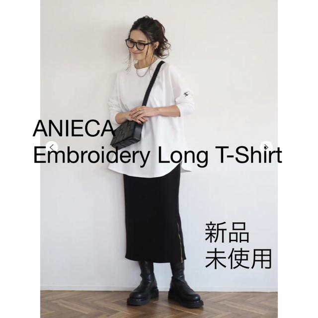 ANIECA(アニーカ)のいちご様専用◆ANIECA Embroidery Long T-Shirt レディースのトップス(Tシャツ(長袖/七分))の商品写真