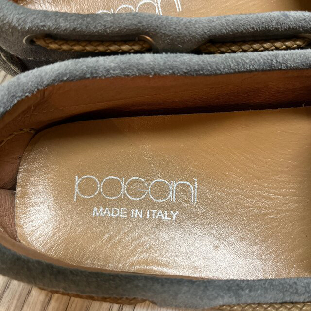 イタリア　ドライビングシューズ　pagani パガーニ　スエード　モカシン メンズの靴/シューズ(スリッポン/モカシン)の商品写真
