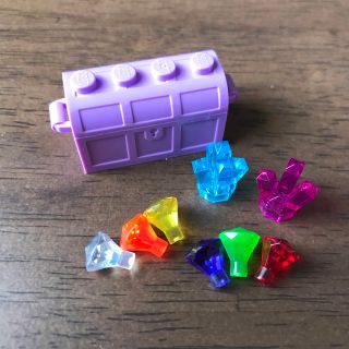 レゴ(Lego)の新品✨LEGO レゴ 正規品 クリスタル　宝石　宝箱9個セット(知育玩具)