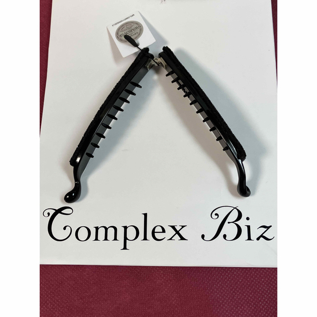 Complex Biz(コンプレックスビズ)の❣️専用❣️コンプレックスビズバナナクリップブラック レディースのヘアアクセサリー(バレッタ/ヘアクリップ)の商品写真