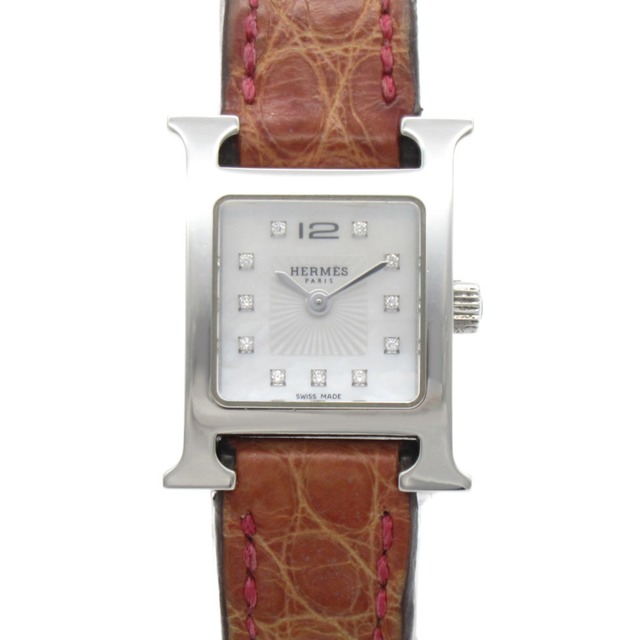 Hermes - エルメス ミニHウォッチ11Pダイヤモンド 腕時計 ウォッチ 腕時計