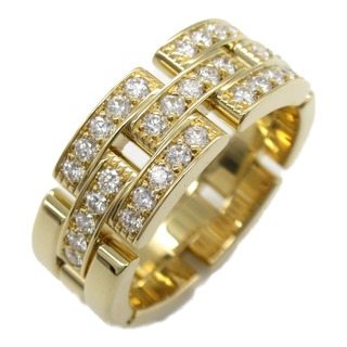 カルティエ(Cartier)のカルティエ マイヨンパンテール ハーフダイヤモンドリング リング・指輪(リング(指輪))