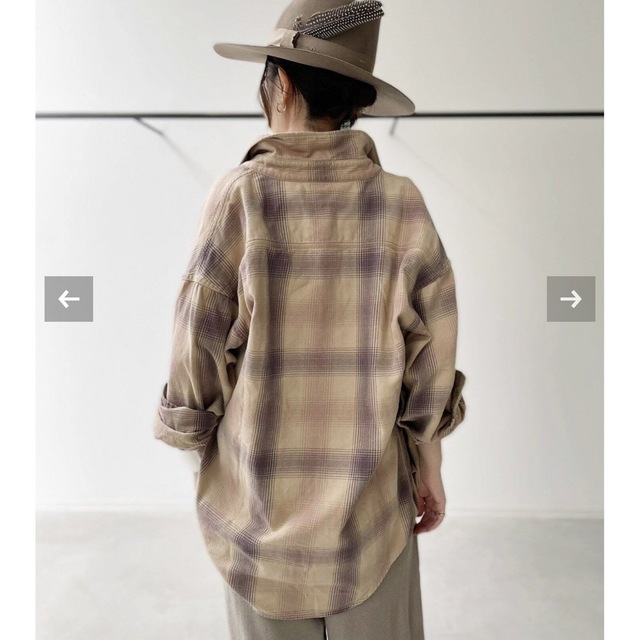 L'Appartement DEUXIEME CLASSE(アパルトモンドゥーズィエムクラス)のアパルトモン【REMI RELIEF/レミレリーフ】Check Shirt レディースのトップス(シャツ/ブラウス(長袖/七分))の商品写真