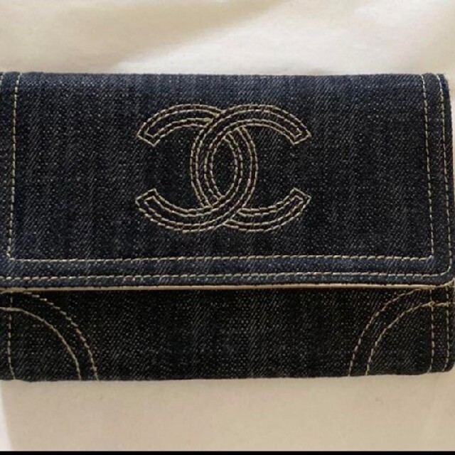 CHANEL(シャネル)のCHANELシャネル  デニム  財布 レディースのファッション小物(財布)の商品写真