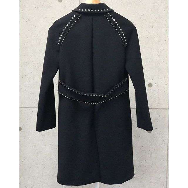 銀座店 SALE グッチ ビジュー スタッズ ロングコート レディース 90087
