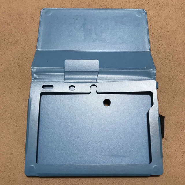 チャレンジタッチ　タブレットカバー　保護ケース　水色 スマホ/家電/カメラのPC/タブレット(タブレット)の商品写真