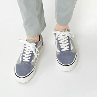 ヴァンズ(VANS)のVANS OLD SKOOL 24cm ダークグレイ✕プラチナム(スニーカー)