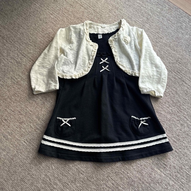 西松屋(ニシマツヤ)の女の子 80 フォーマル　セット キッズ/ベビー/マタニティのキッズ服女の子用(90cm~)(ドレス/フォーマル)の商品写真