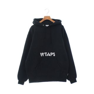 ダブルタップス(W)taps)のWTAPS ダブルタップス パーカー 03(L位) 黒x白 【古着】【中古】(パーカー)