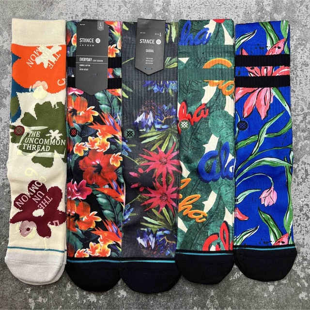 STANCE(スタンス)のSTANCE  スタンス  ソックス  5足セット 花柄 メンズのレッグウェア(ソックス)の商品写真