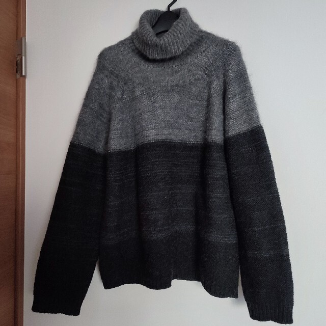 amachi. 19AW グラデーションニット　グレー　size5