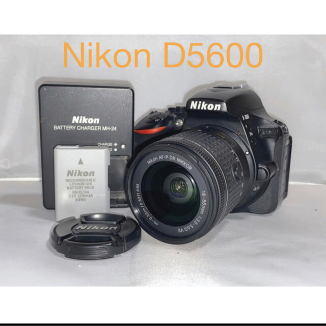 Nikon D5600 AF-P18-55レンズKIT 5234ショット美品