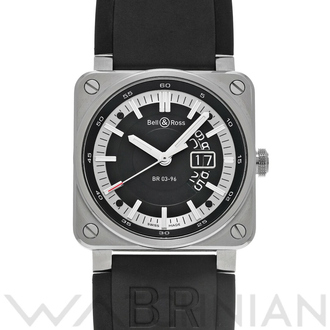 【特別セール品】 & Bell Ross 腕時計 メンズ ブラック BR03-96-S Bell&Ross ベル&ロス 中古 - 腕時計(アナログ)