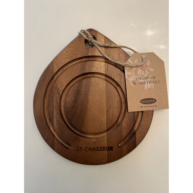 ☆新品未使用CHASSEURキャセロール18&ウッドトリベットセット ☆新品未使用CHASSEURキャセロール18&ウッドトリベットセット
