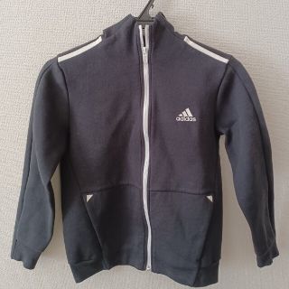 アディダス(adidas)のadidas　150 パーカー 黒(Tシャツ/カットソー)