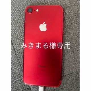 アイフォーン(iPhone)のiPhone7 128G レッド　バッテリー劣化(スマートフォン本体)