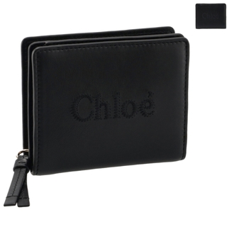 クロエ(Chloe)のクロエ CHLOE 財布 二つ折り CHLOE SENSE センス ロゴ 刺繍 コンパクトウォレット ミニ財布 CHC23SP867 I10(財布)