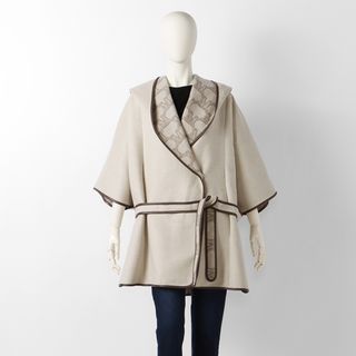 マックスマーラ(Max Mara)のマックスマーラ MAX MARA ケープ RESEDA ダブルフェイス モノグラム ポンチョ 2347311036 0005(ポンチョ)