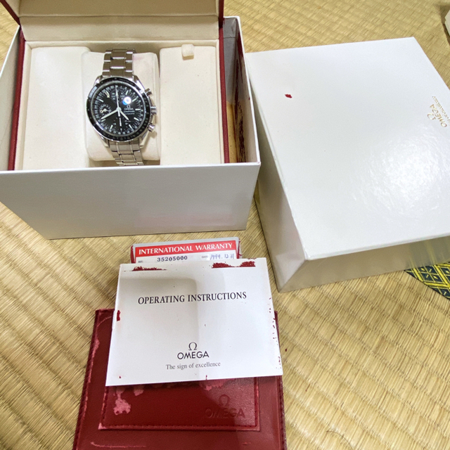 OMEGA - OH済 美品、箱、保証書付き オメガスピードマスター3520.50