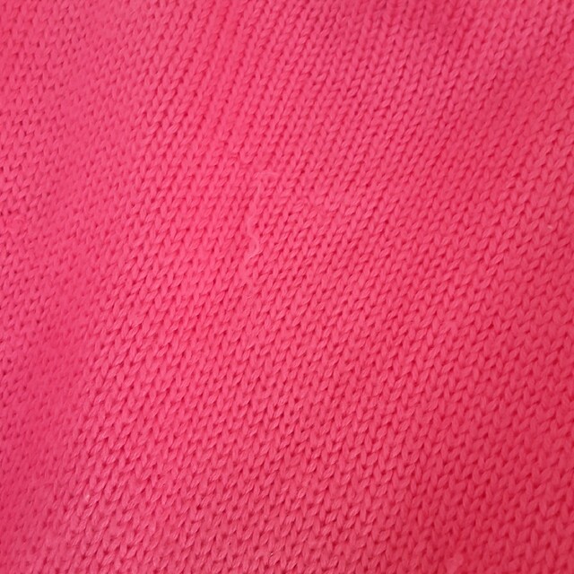 ANAP(アナップ)の蛍光ピンク 肩空きニット レディースのトップス(ニット/セーター)の商品写真
