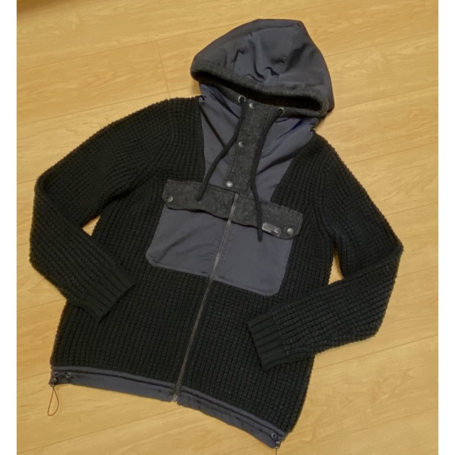 DIESEL(ディーゼル)のDIESEL ディーゼル ニット ブルゾン Sサイズ メンズのジャケット/アウター(ブルゾン)の商品写真