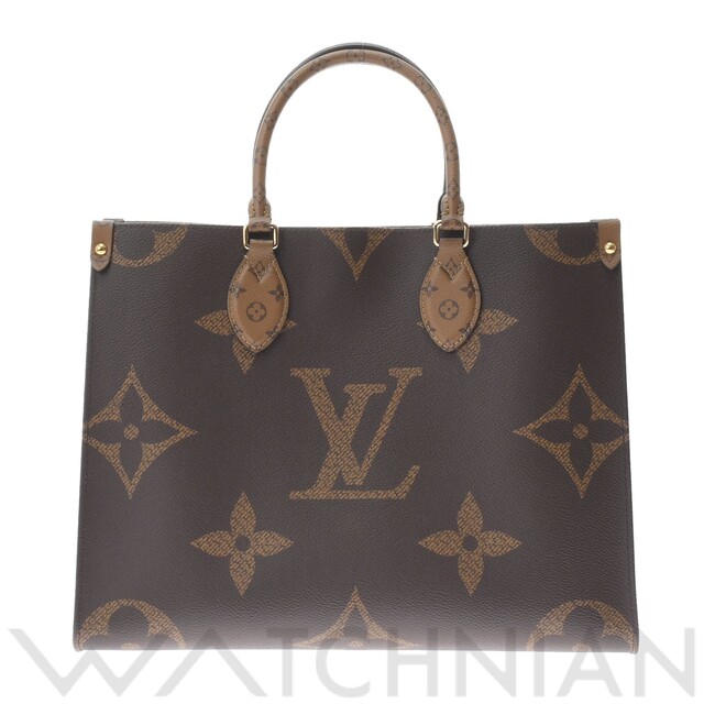 未使用品 ルイ ヴィトン LOUIS VUITTON M45321 RFIDタグ(ICチップ) ユニセックス トートバッグ モノグラムジャイアントリバース ブラウン/キャメル系 モノグラムキャンバス