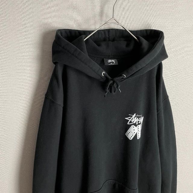 新品 Stussy ステューシー サイコロ フルジップパーカー ブラック XL