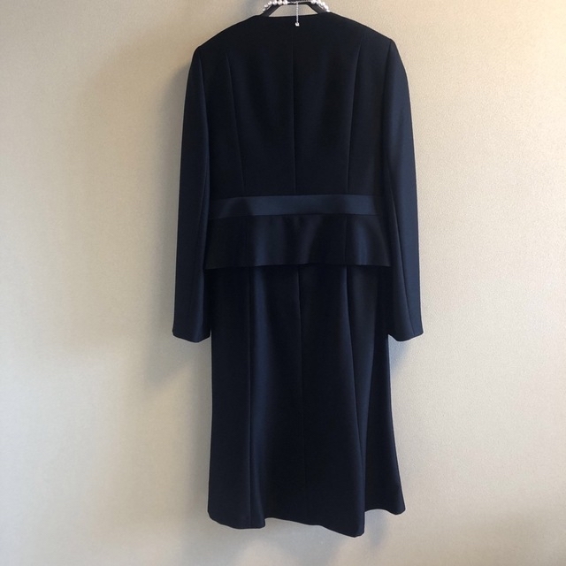 LANVIN NOIR(ランバンノワール)のLANVIN NOIR フォーマル アンサンブル　ブラック40 レディースのフォーマル/ドレス(礼服/喪服)の商品写真