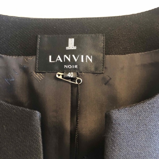 LANVIN NOIR(ランバンノワール)のLANVIN NOIR フォーマル アンサンブル　ブラック40 レディースのフォーマル/ドレス(礼服/喪服)の商品写真