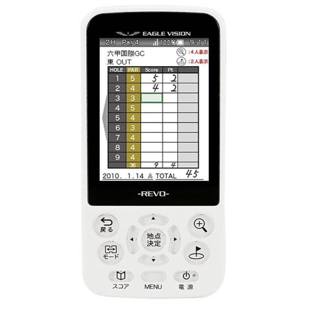フゴルフナビGPS EAGLE VISION REVO EV-522 の通販 by ナツメ's shop