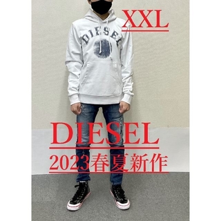 DIESEL - ディーゼル パーカー 02B23 ホワイト XXLサイズの通販 by