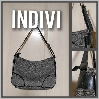 インディヴィ(INDIVI)のINDIVI ミックスツイード ハンドバッグ(ハンドバッグ)