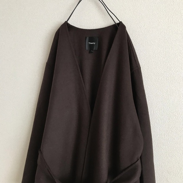 セオリー　美品　Luxe New Divide Collarless Coat