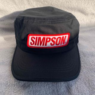 シンプソン(SIMPSON)のSIMPSON シンプソン コットンキャップ ワークキャップ 刺繍ワッペン(装備/装具)