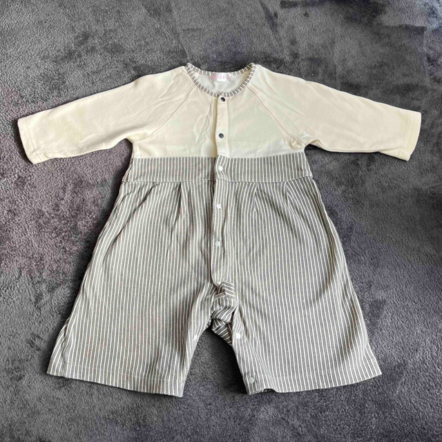 袴ロンパース キッズ/ベビー/マタニティのベビー服(~85cm)(和服/着物)の商品写真